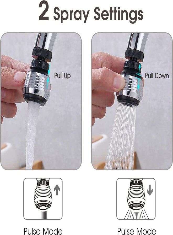 KESESU 360° Swivel Faucet Aerator, Water Saving, 2 Modes (Faucet Head - D - 1) - Image 4